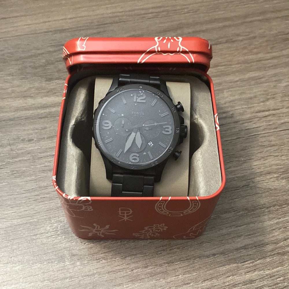 Fossil Men’s Stainless Steel Chronographic Watch